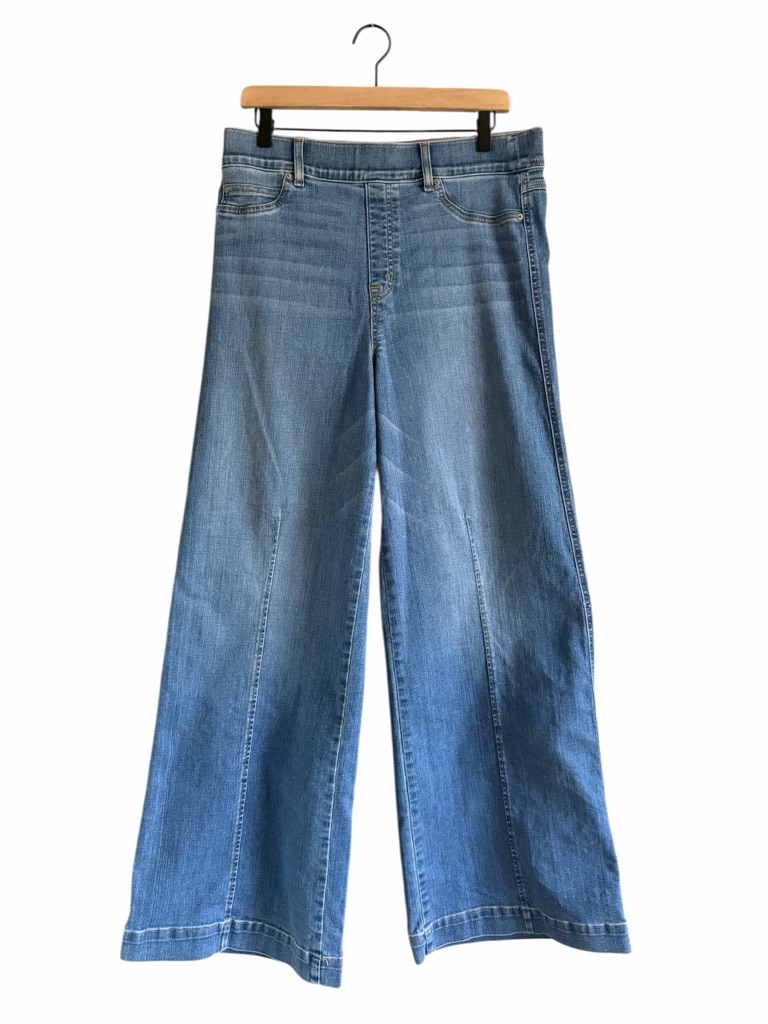 Spanx Front Seam Wide Leg Jean Size Xl